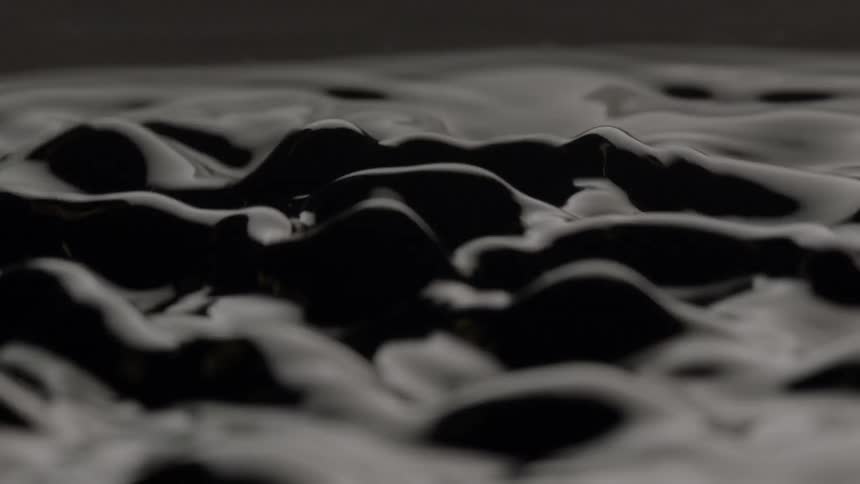 A black water rippling