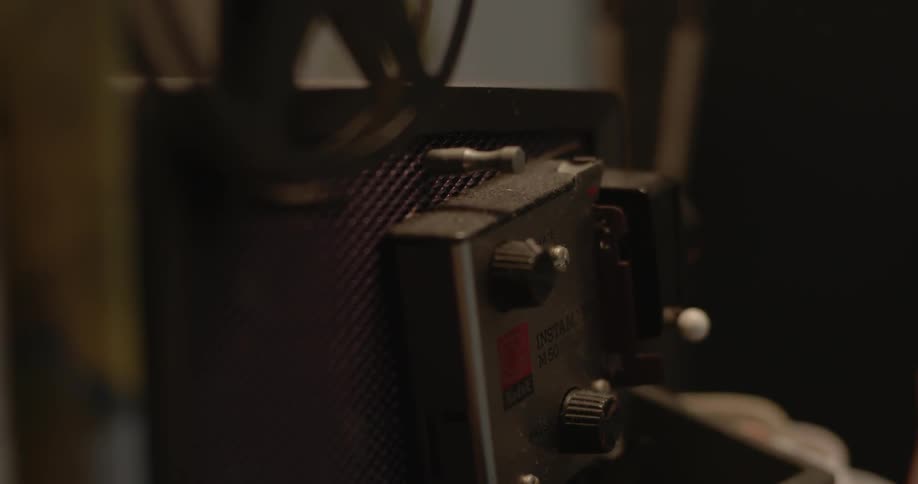 The dials on a control box