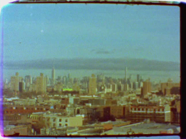 A city on a clear day