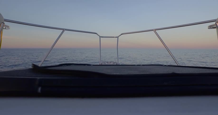 A view from front of a boat