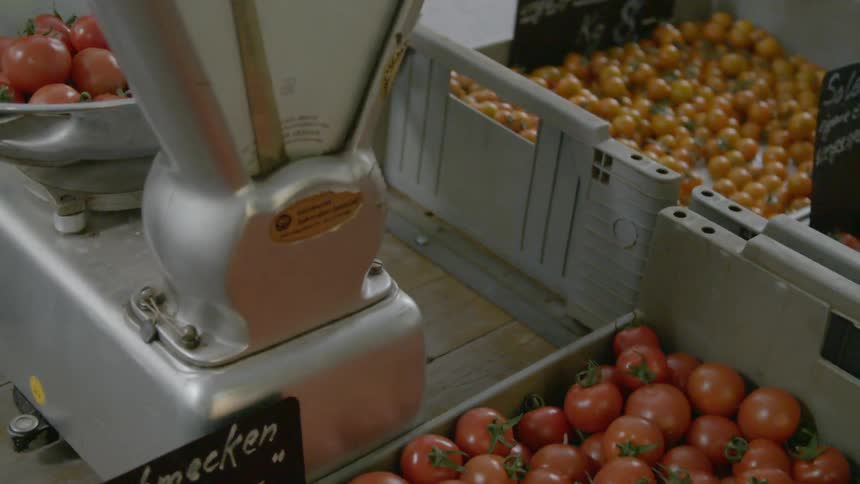 Tomatoes at the market
