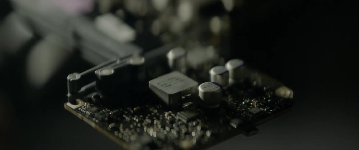 Close up of a circuit board