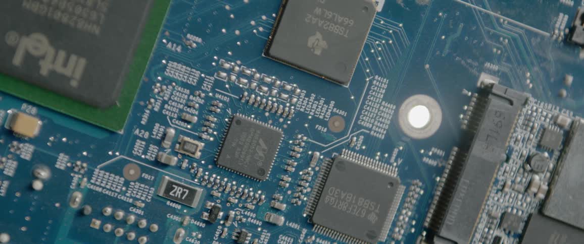 An intel computer chip