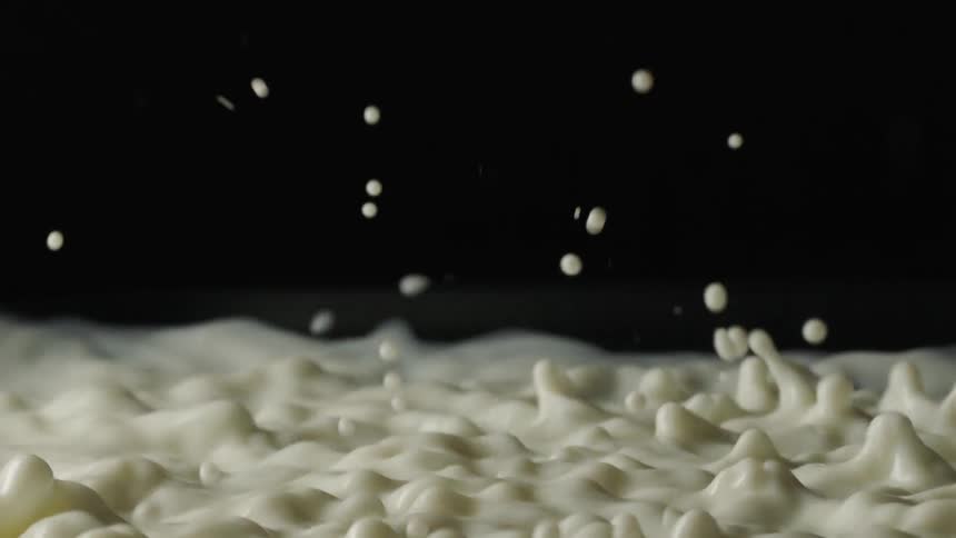 Milk drop dancing
