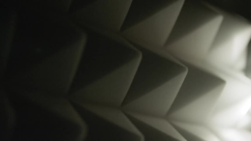 Light shines on a pointy surface