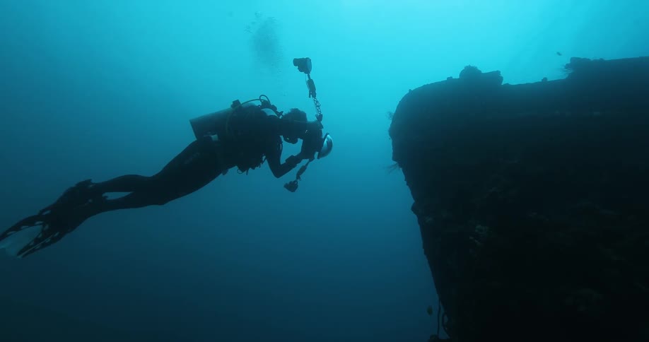 Scuba Diving In The Ocean