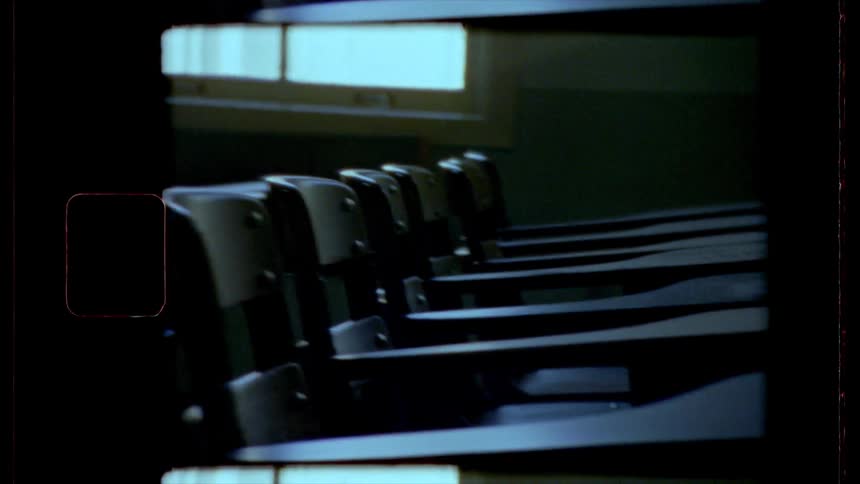 A footage of an empty theathre