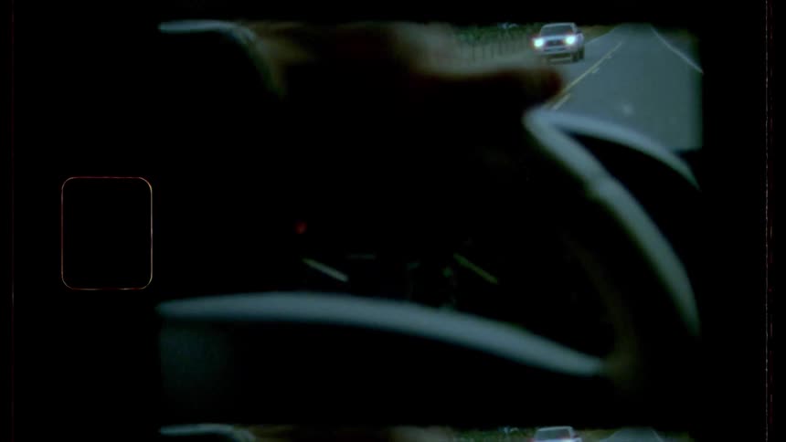 A view from car dashboard