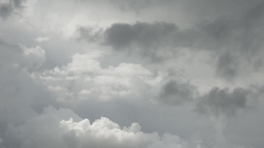Worms eye view of storm clouds brewing