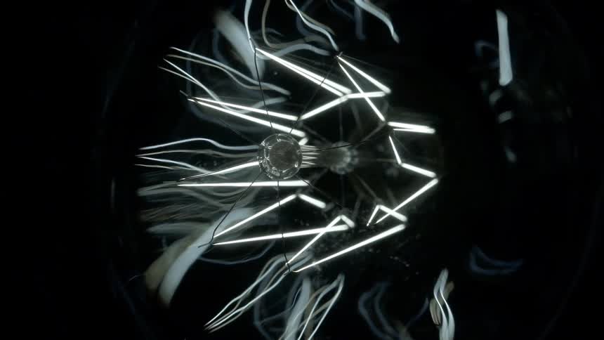 A scenery of a light pattern