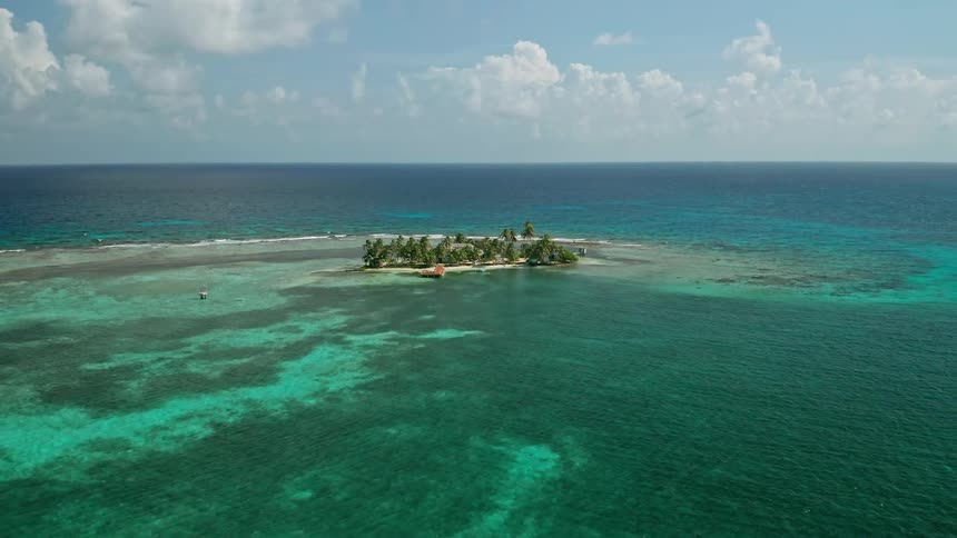 An island in the water