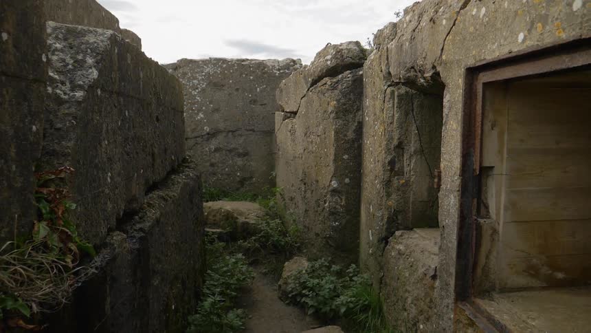 A beautiful scenery of an archeological site