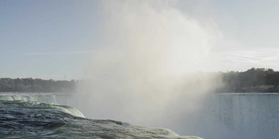 A beautiful scenery of a waterfall