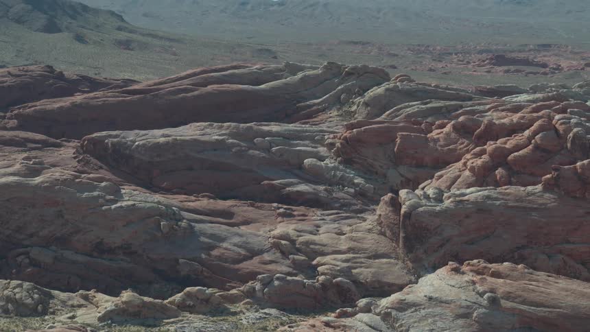 A footage on the rocky island