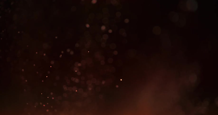 A scenery of a red bubble flare