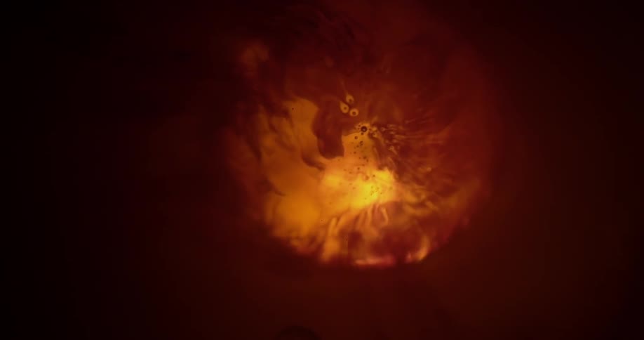 A item glows in liquid
