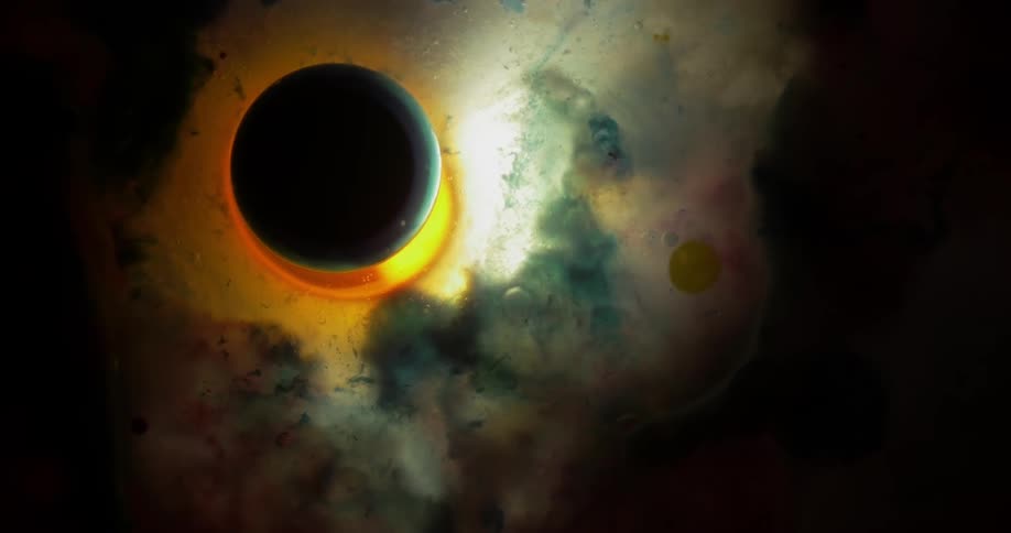 Oils look like space