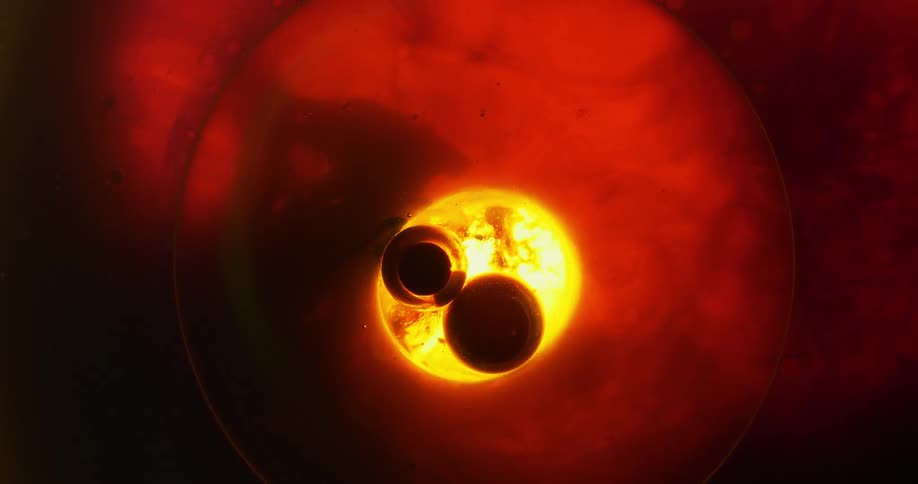 Glowing orbs sit motionless