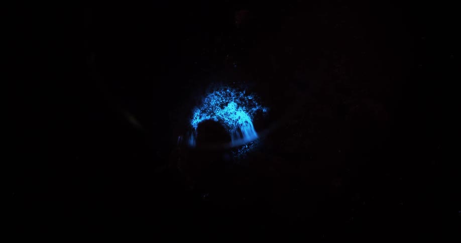 Abstract view of bright lights