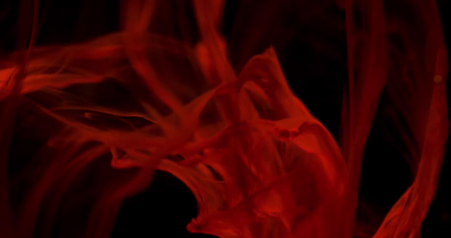 Red oils surround blackness