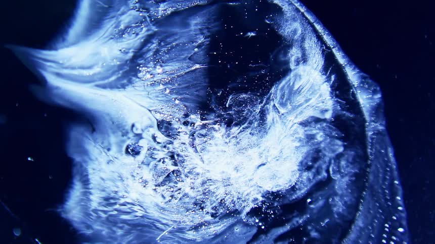 An abstract liquid is displayed