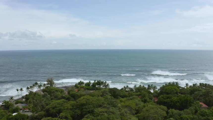The view of the ocean