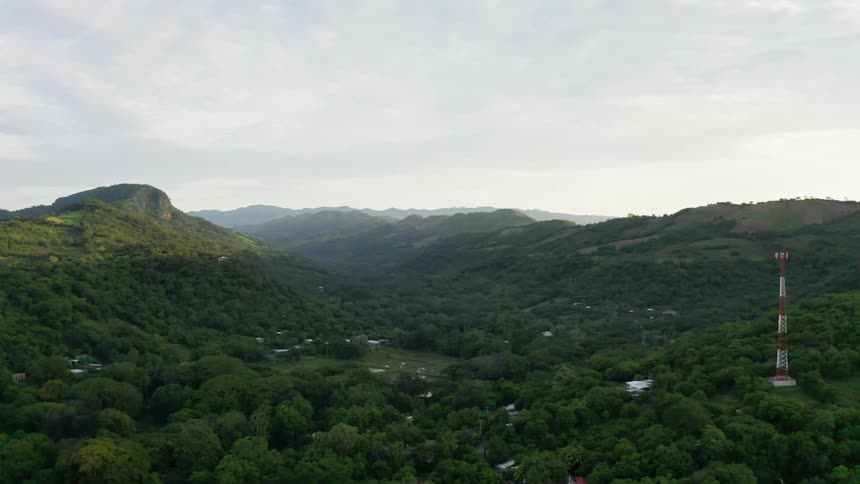 Green hillsides