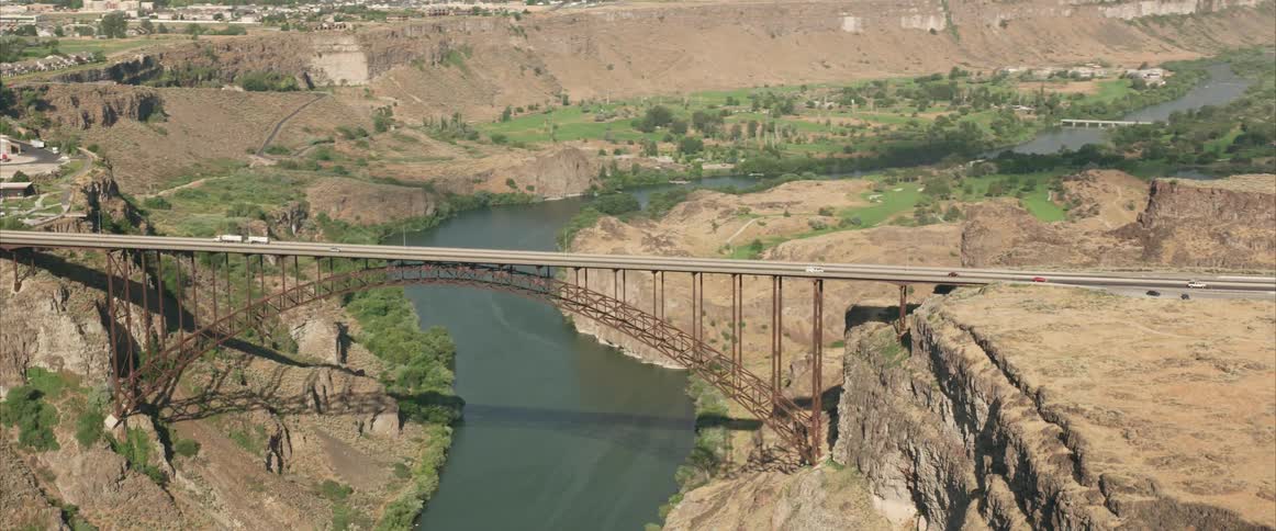 A bridge across the river