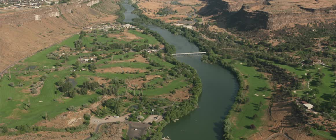 A view of the town