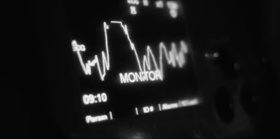 A graph updates on a monitor