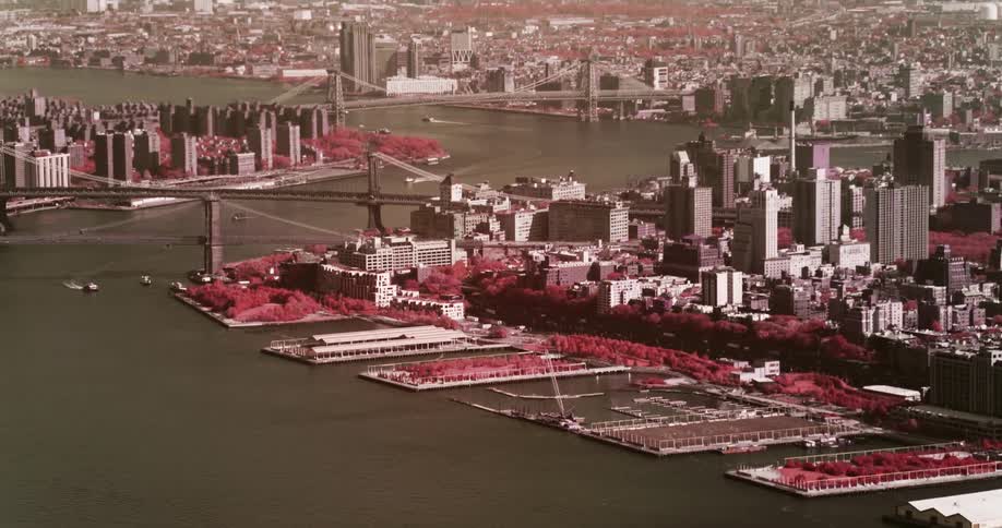 A city near the water