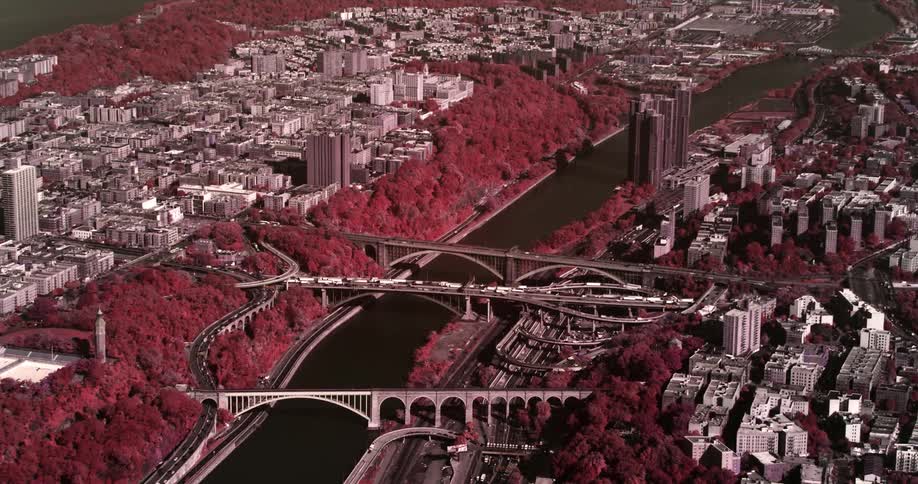 Aerial view of a city