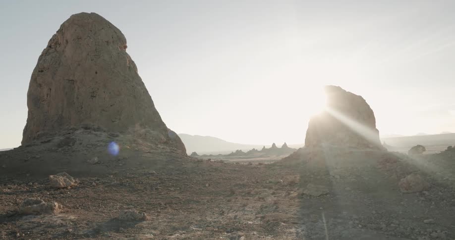 Landscape view of the badlands