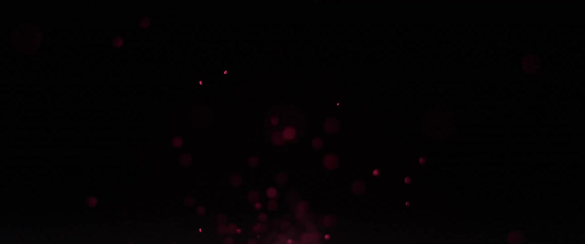Darkness with red droplets splashing upwards