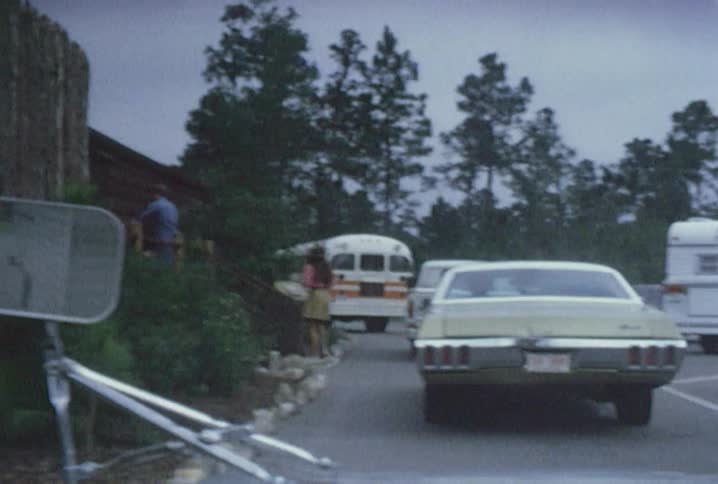 Vehicles in a line going slowly