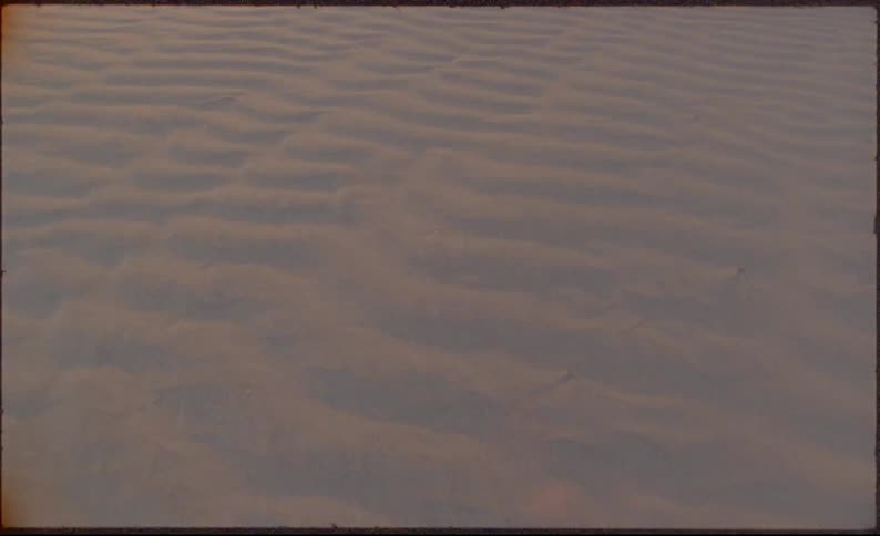 Birds eye view of a sandy desert