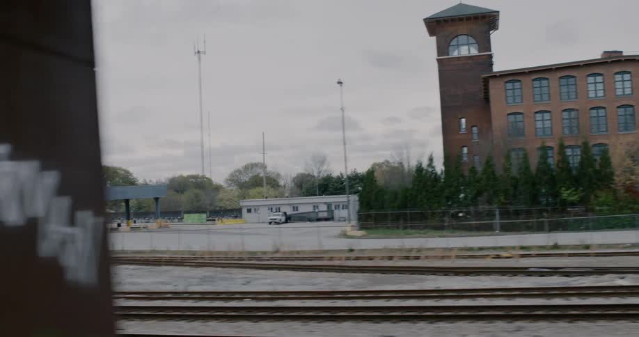 An empty train station in Atlanta
