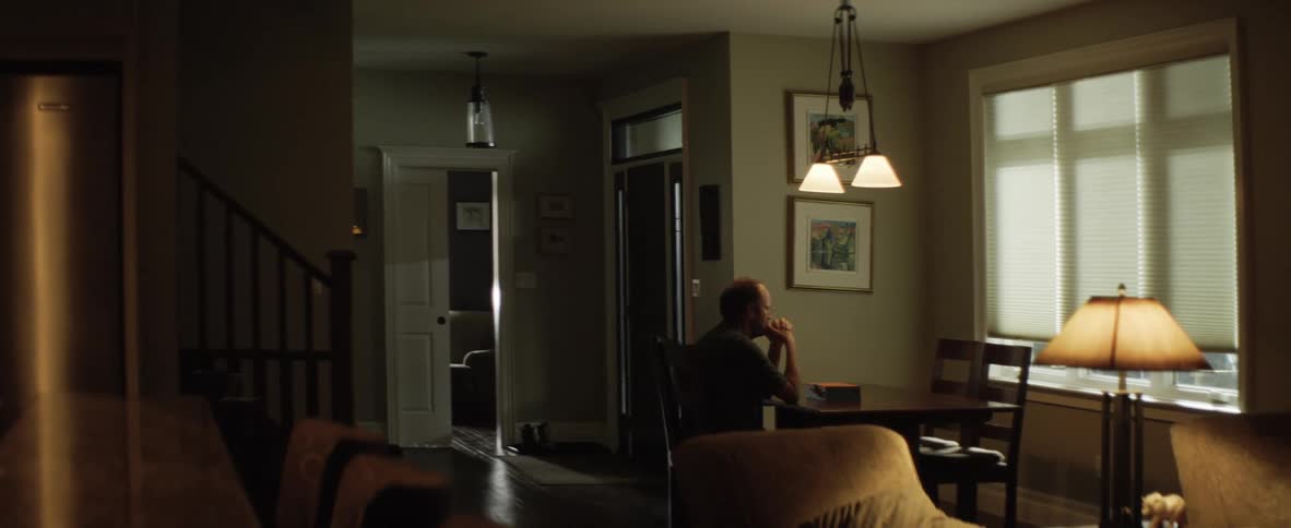 A man sits at the table