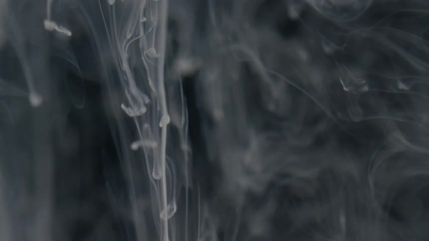 Smoke floating in the air
