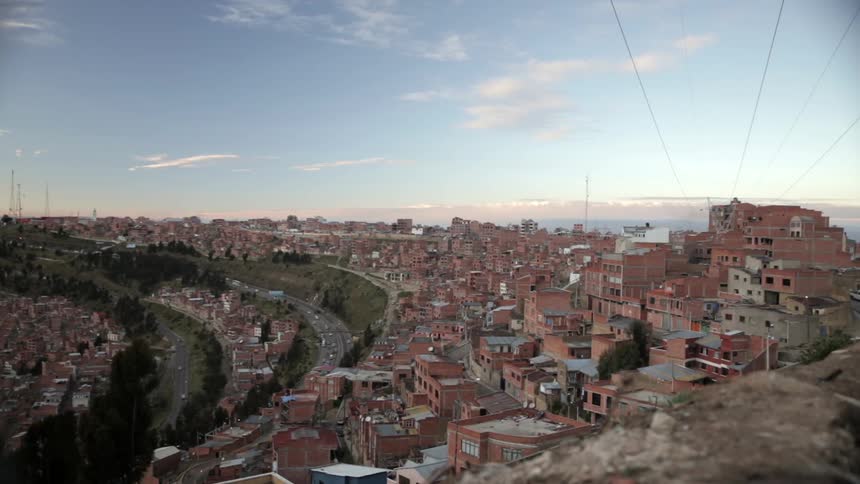 City buildings cover a hill