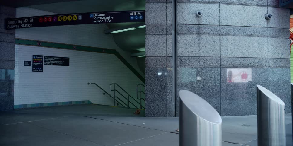 The inside of a train station