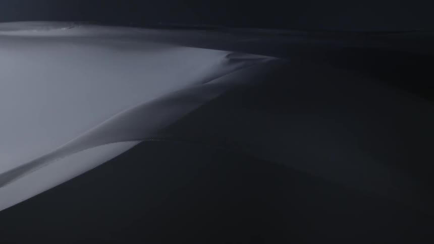 A sheet ripples in the wind