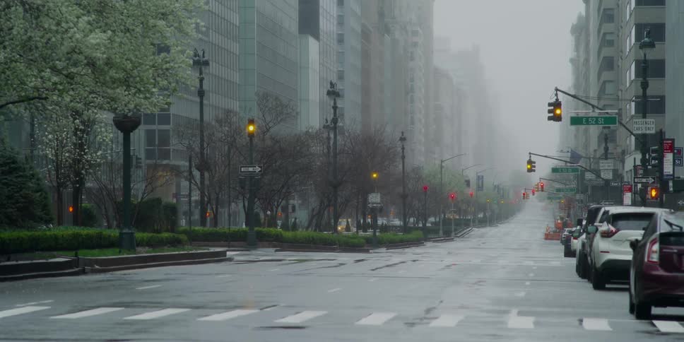 The streets are empty