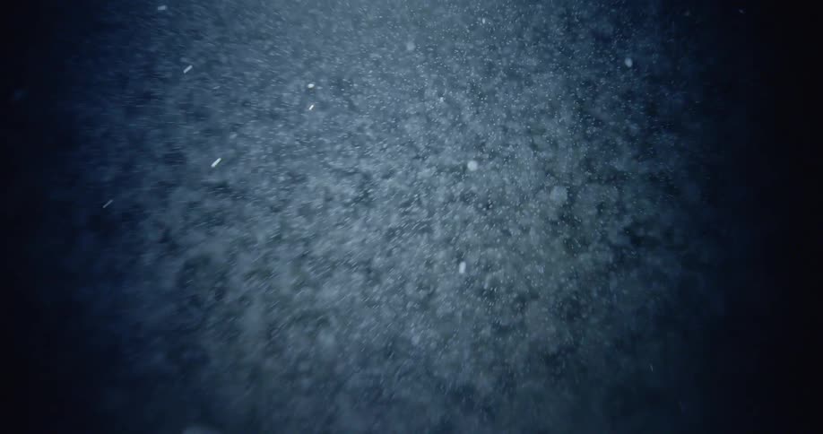 Abstract snow particles are moving around