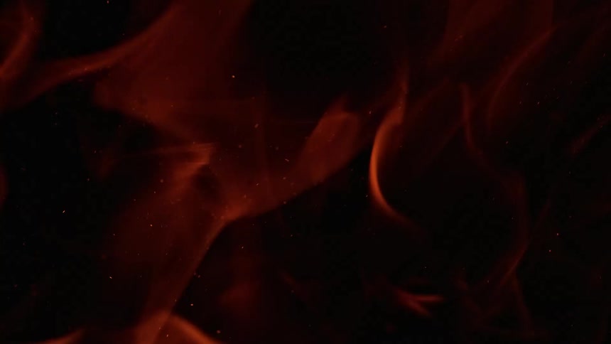 Flames in the darkness