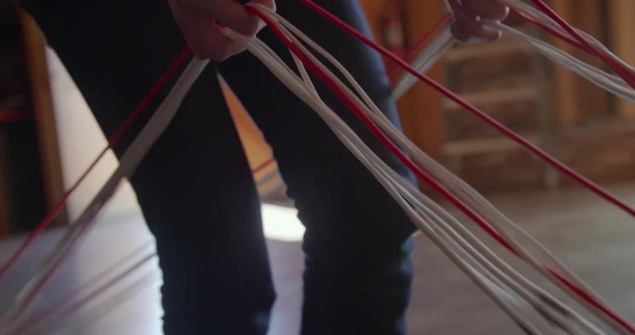 Walking with the cords
