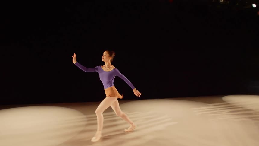 Dancing across the stage