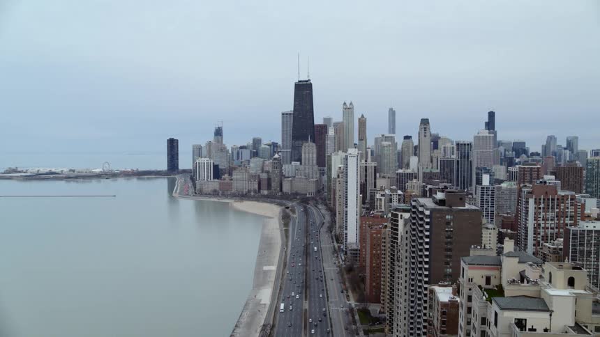 Chicago Lakeshore Drive traffic