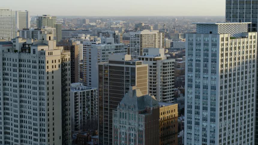 Skyscrapers in Chicago downtown