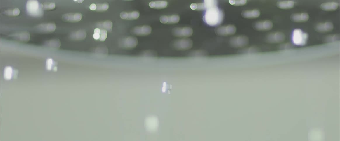 Water drips out of a shower head